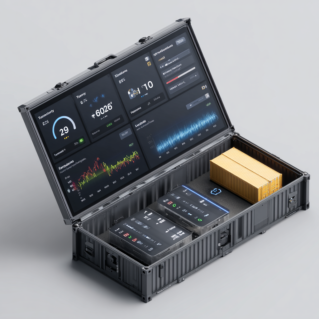 Lucent Sentinel Platform dashboard shown on a ruggedized case.